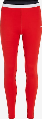 TOMMY HILFIGER Skinny Sportbroek in Roze: voorkant