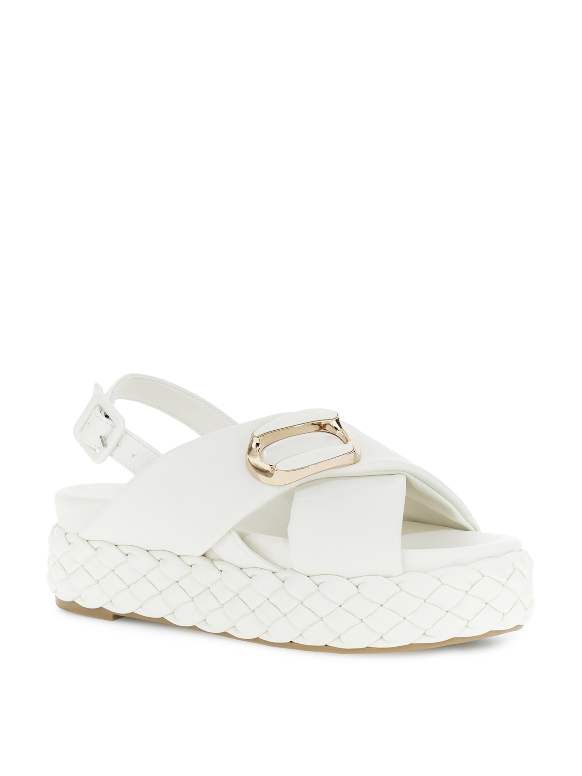 Sandalo con cinturino di CAFè NOIR in bianco