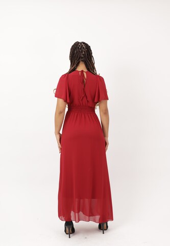 Robe de soirée Elara en rouge
