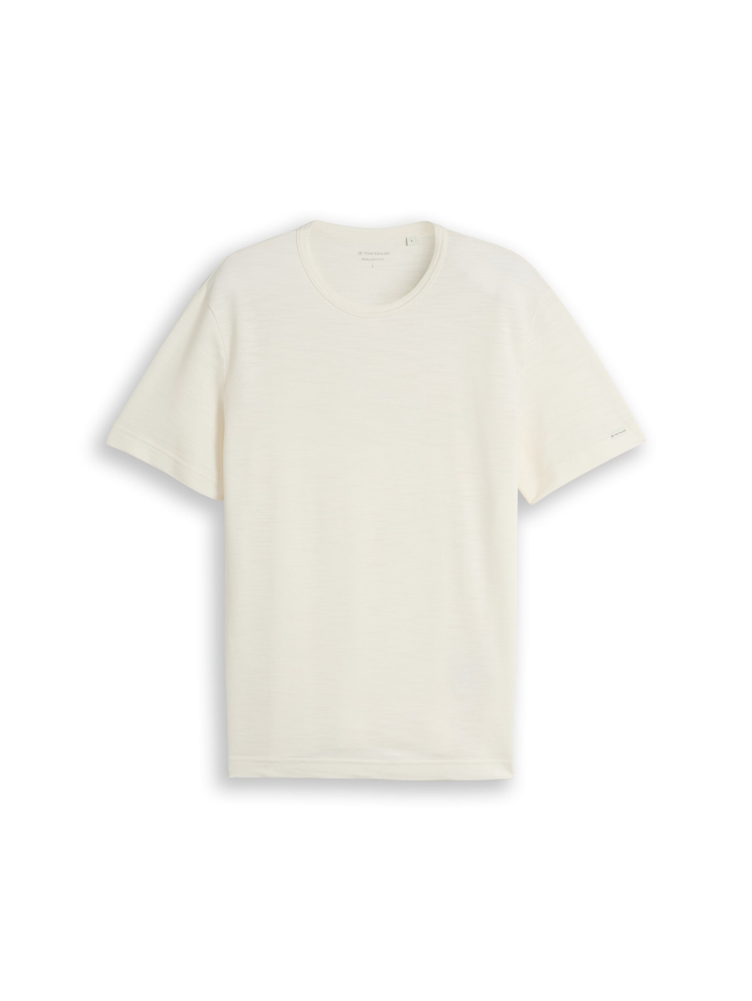TOM TAILOR T-Shirt in Weiß: Vorderseite