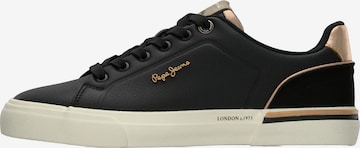 Pepe JeansNiske tenisice 'Kenton Campus' - crna boja: prednji dio