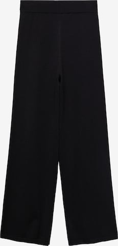 MANGO Loose fit Pants 'Vieira' in Black: front