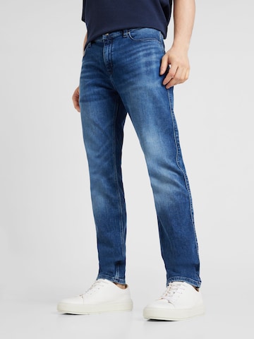 Coupe slim Jean '708' HUGO Red en bleu : devant