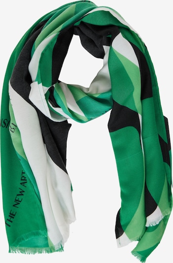 STREET ONE Schal in grün / weiß, Produktansicht