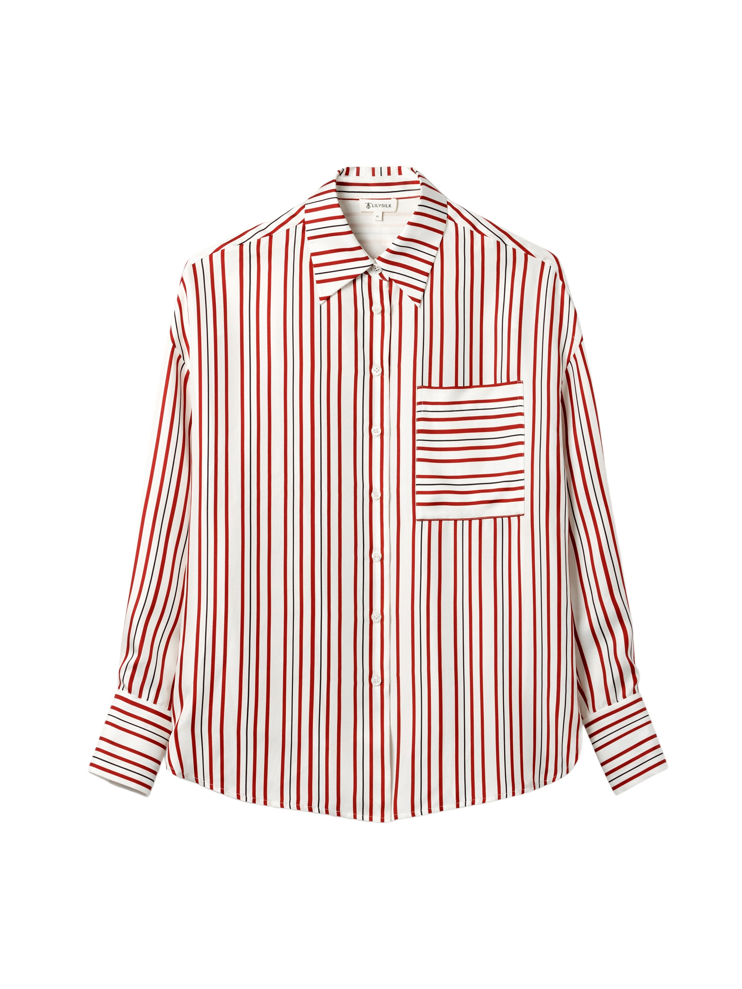 Lilysilk Bluse‌‌‌‌ in Rot: Vorderseite