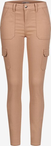 Cloud5ive Skinny Cargo trousers in Beige: front