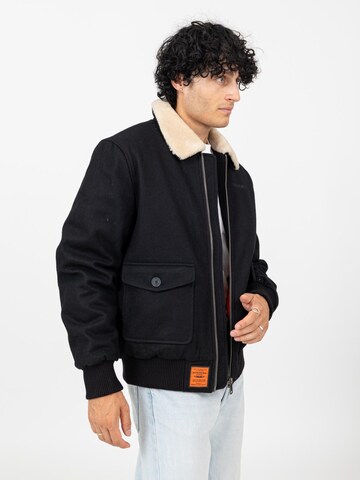 Bombers Winterjas 'AVIATOR MEN' in Zwart