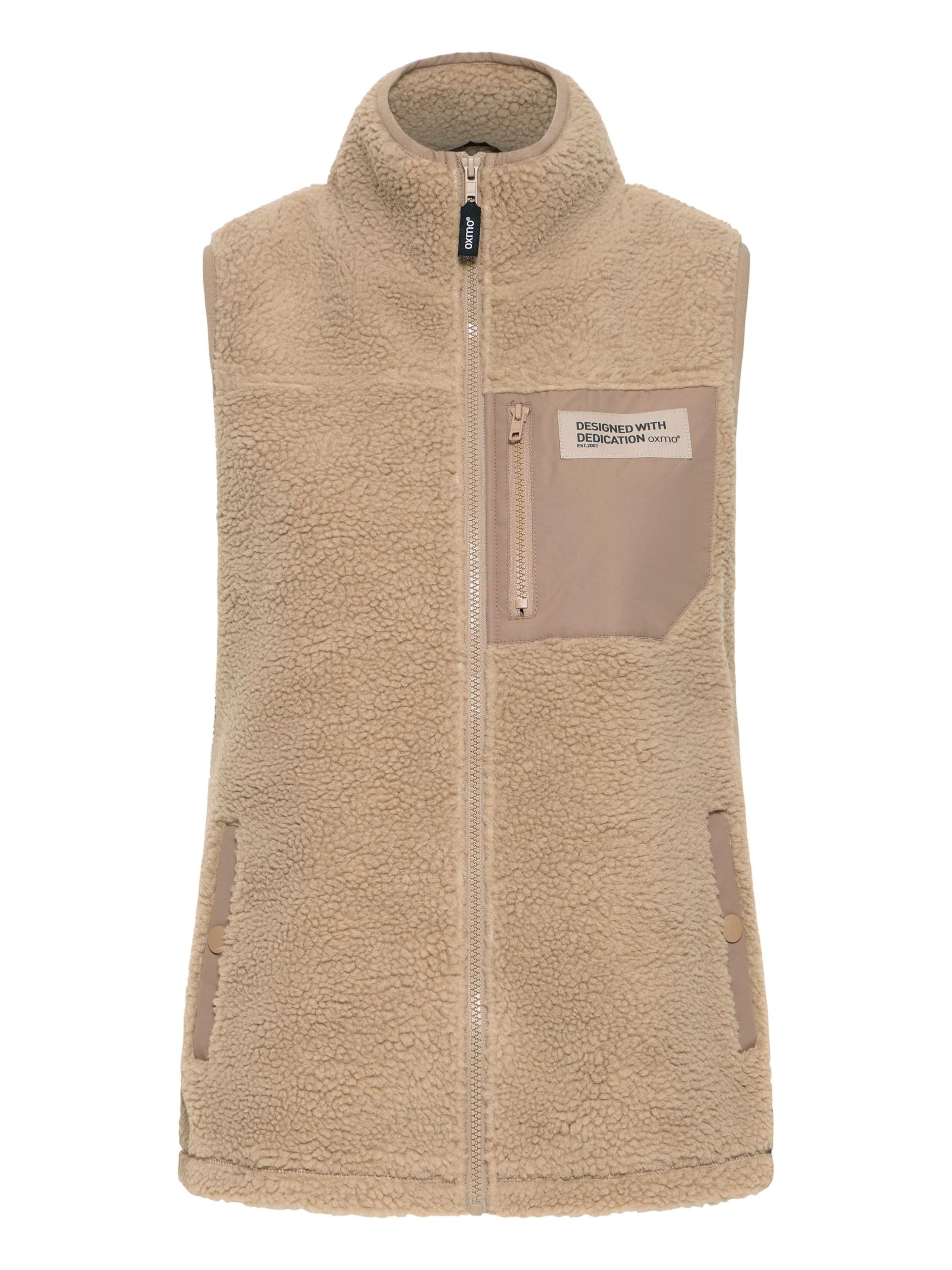 Oxmo - Chaleco 'Abby' en beige: frente