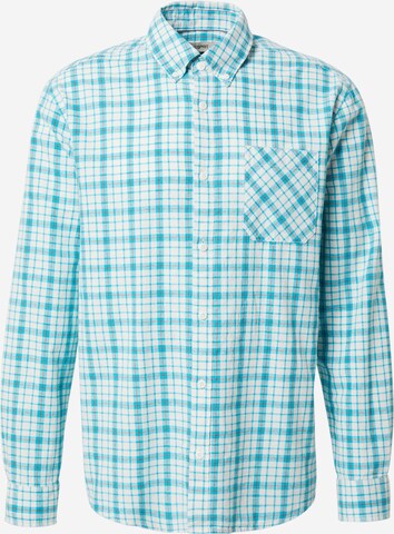 ESPRIT Button Up Shirt 'Sus' in Blue: front