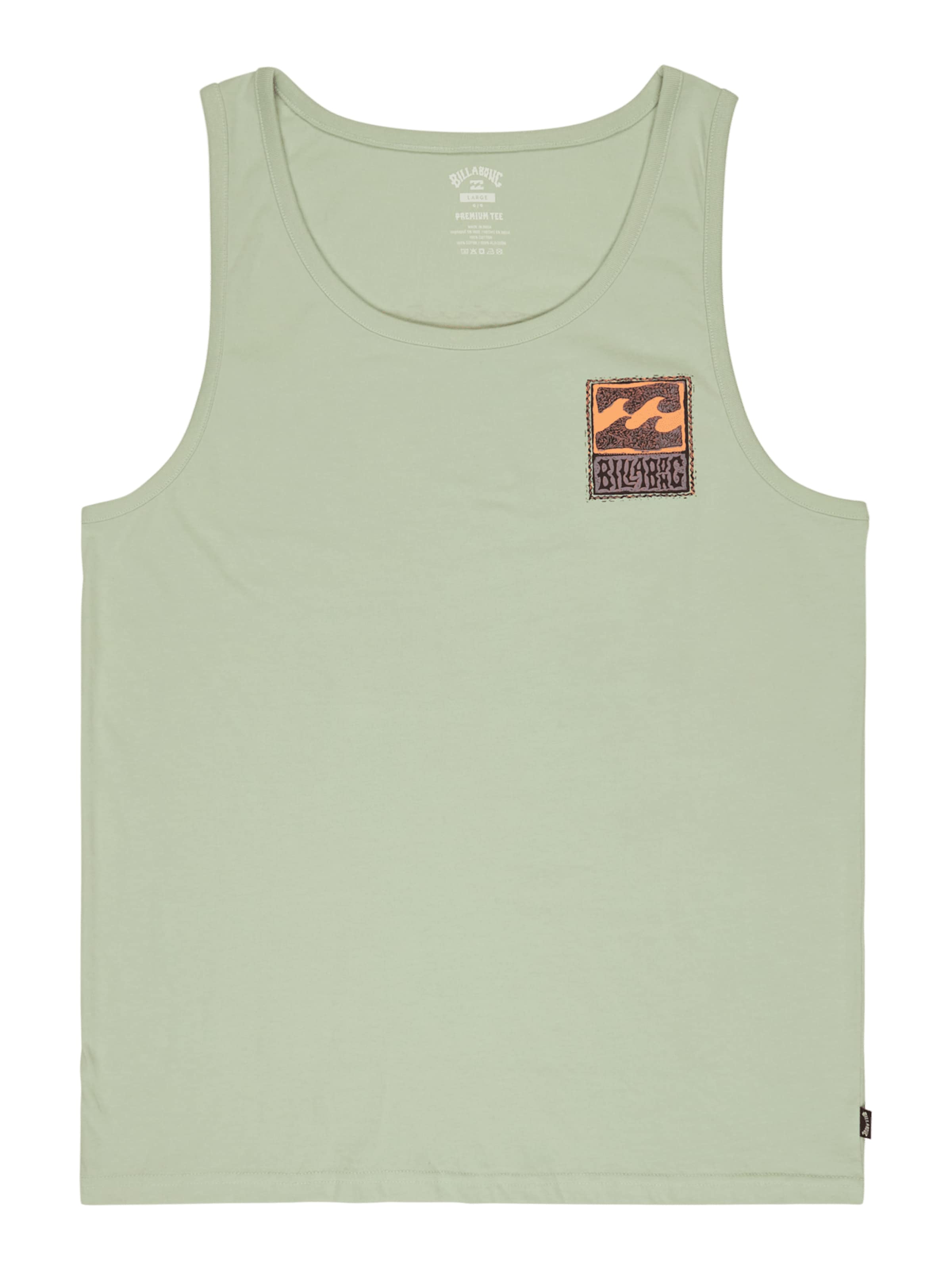 Tricou 'Stamp' de la BILLABONG pe verde: față