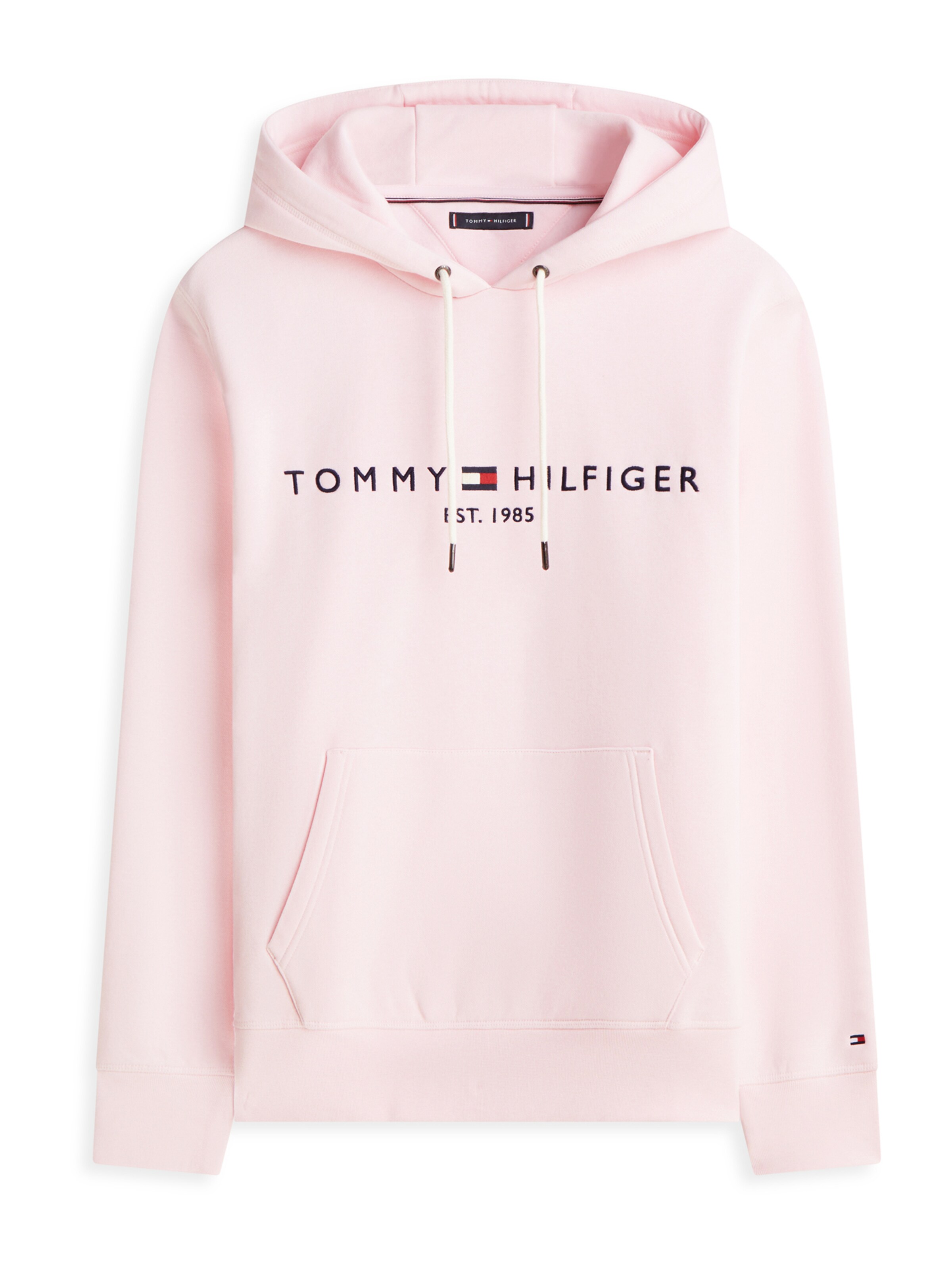 TOMMY HILFIGER Средняя посадка Свитшот в Ярко-розовый: спереди