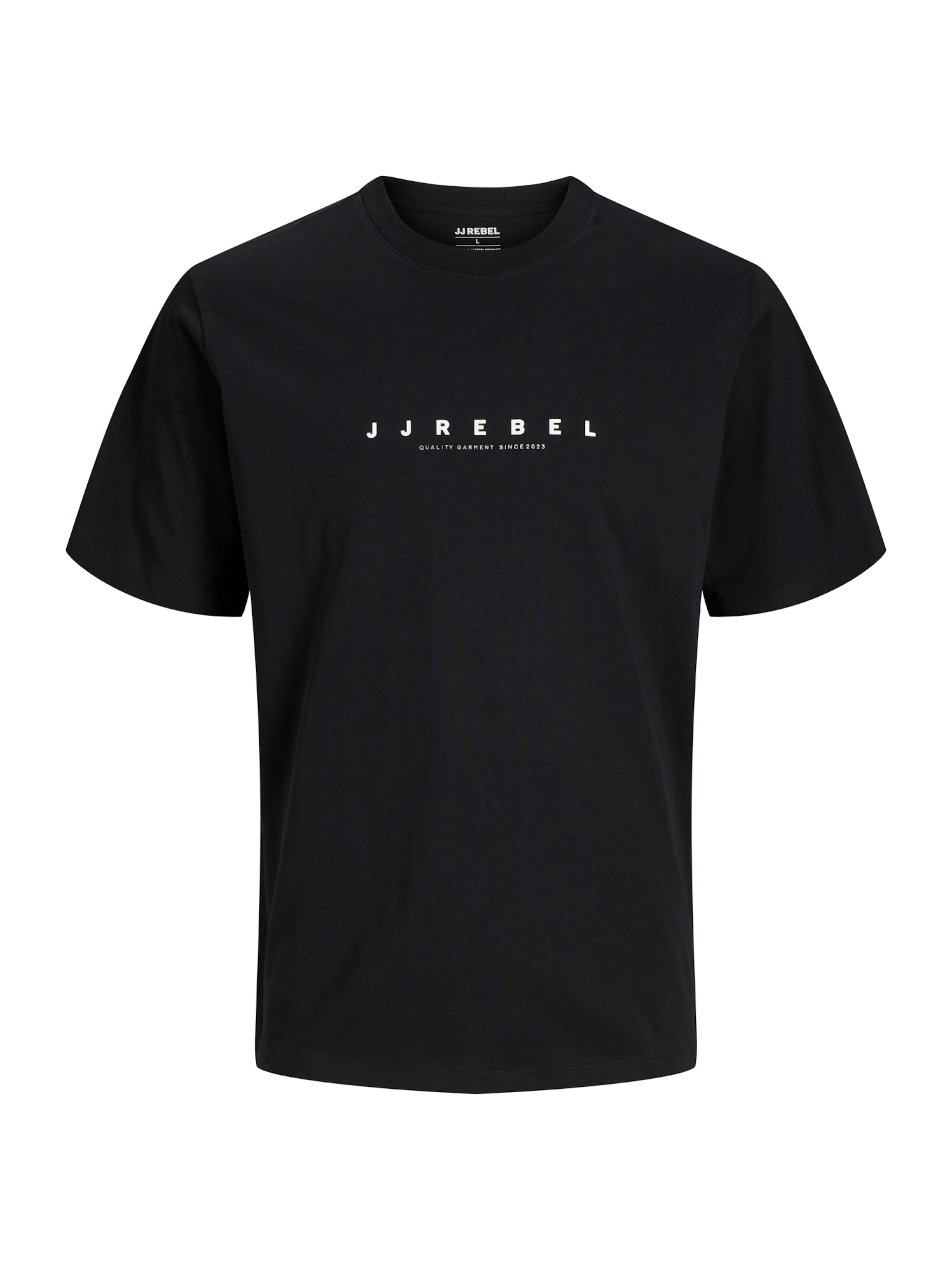 JJ Rebel Paita 'JREBROCKY' värissä musta: etupuoli