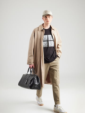 HUGO Tričko 'Draxon' – černá