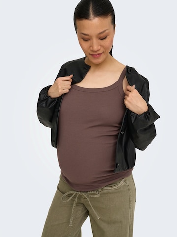 Only Maternity Τοπ σε καφέ