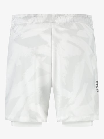 Fortex Fitness Regular Sports trousers 'Active 2-in-1 Shorts' in White