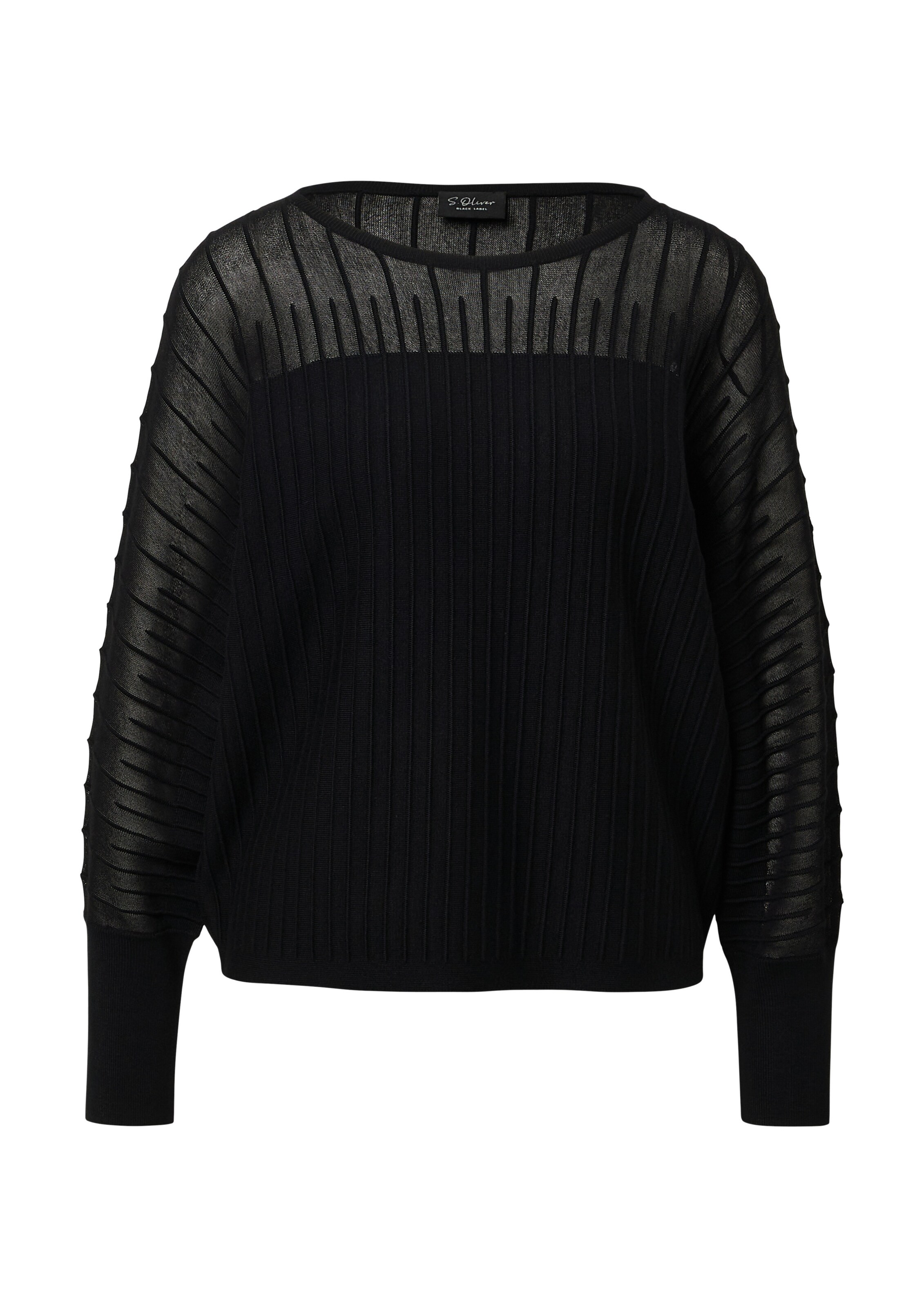 s.Oliver Sweater in Black: front