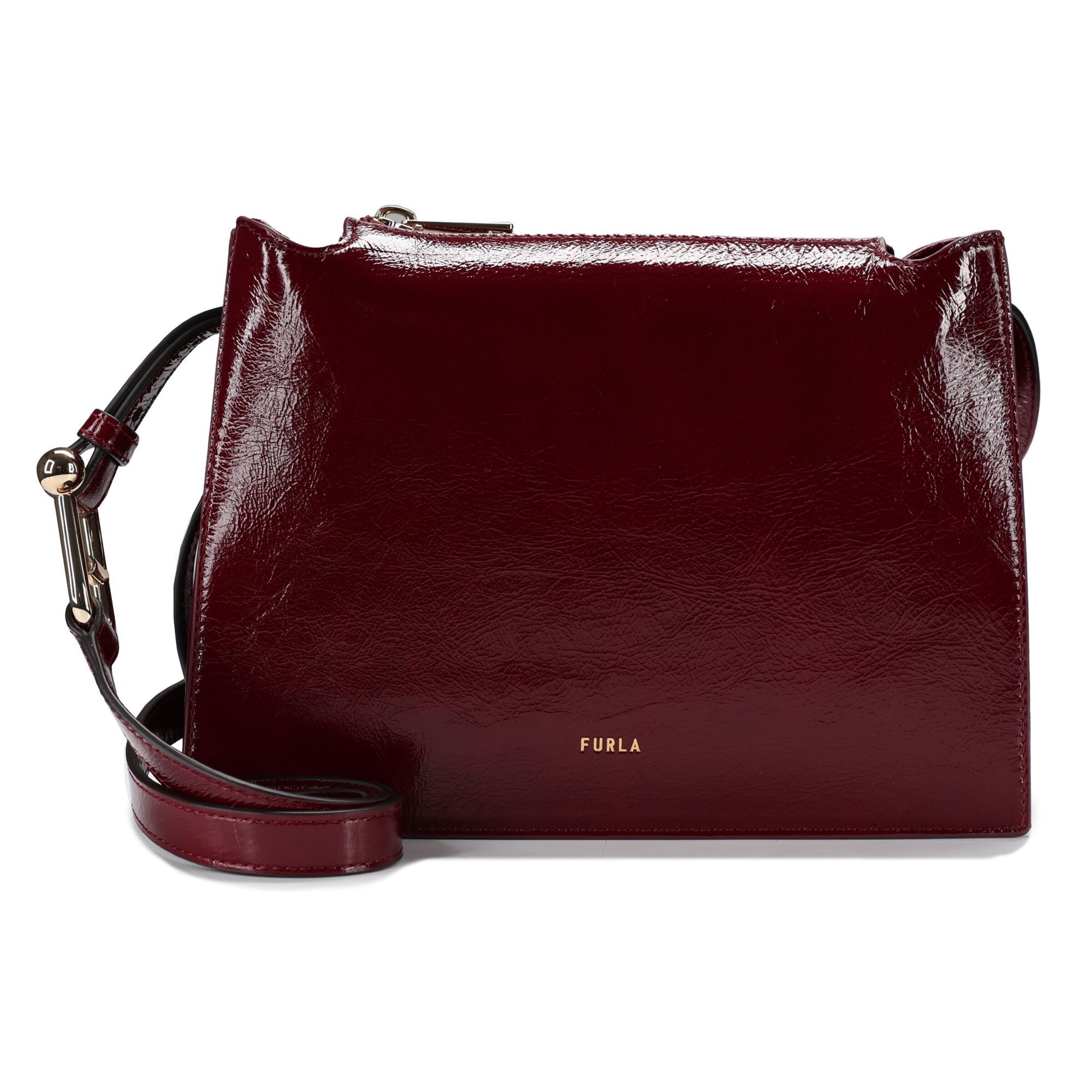 FURLA Crossbody Bag 'Nuvola' in Red: front