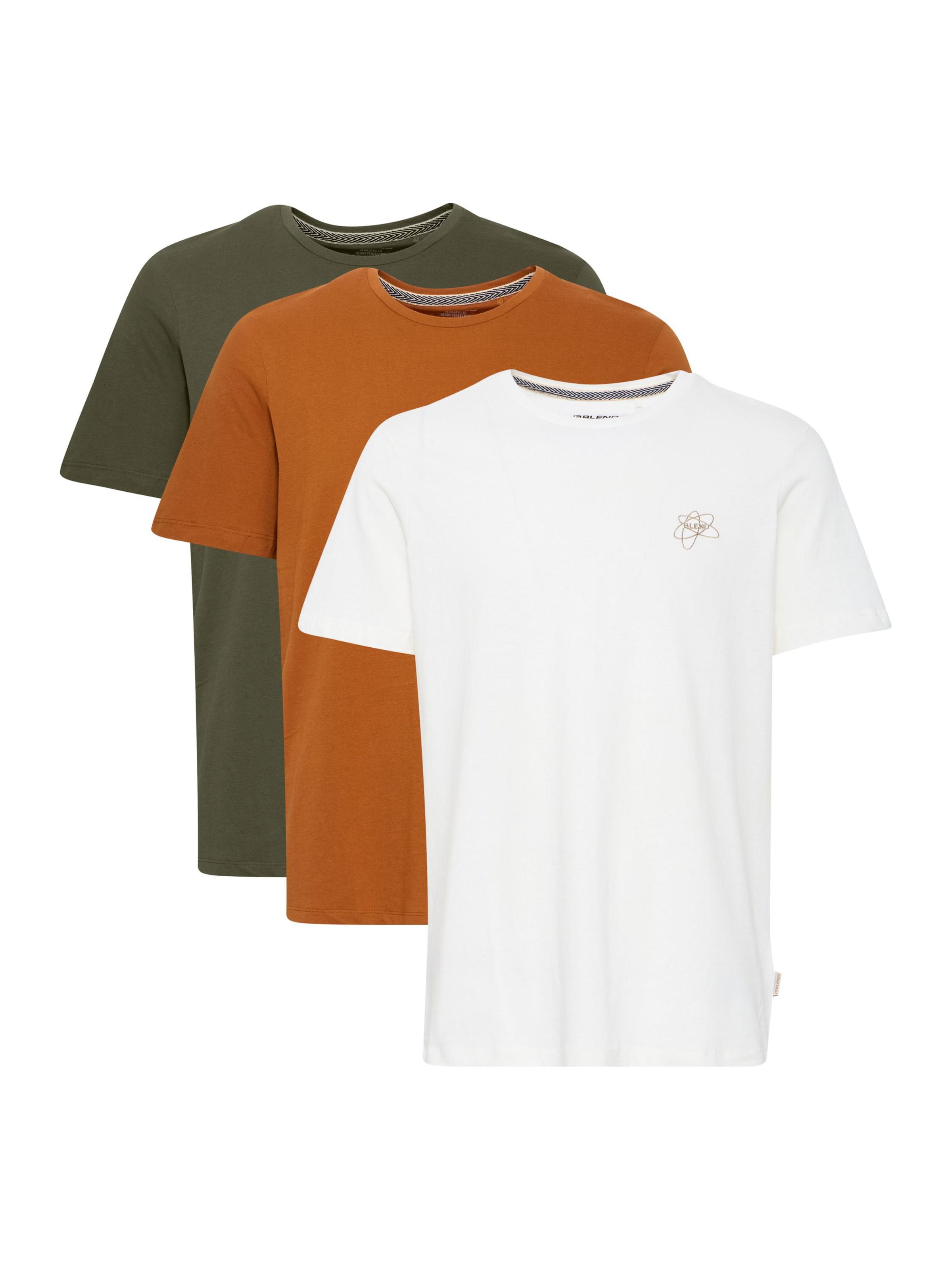 T-Shirt BLEND en beige : devant