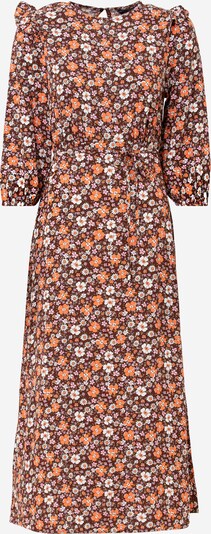 NEW LOOK Kleid 'BELLE' in braun / oliv / orange / weiß, Produktansicht