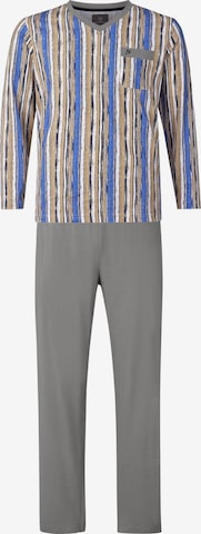 Jan Vanderstorm Long Pajamas ' Antos ' in Grey: front