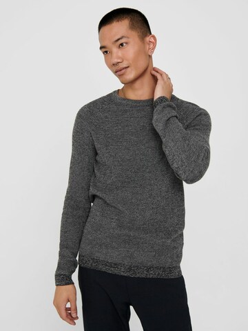 Only & Sons Sweater in Grey