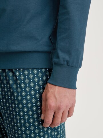 CALIDA Pyjama lang 'Relax Imprint'‌‌‌‌‌‌‌‌ in Grün