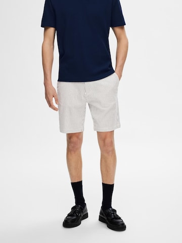 SELECTED HOMME Regular Shorts 'KARL' in Beige: predná strana