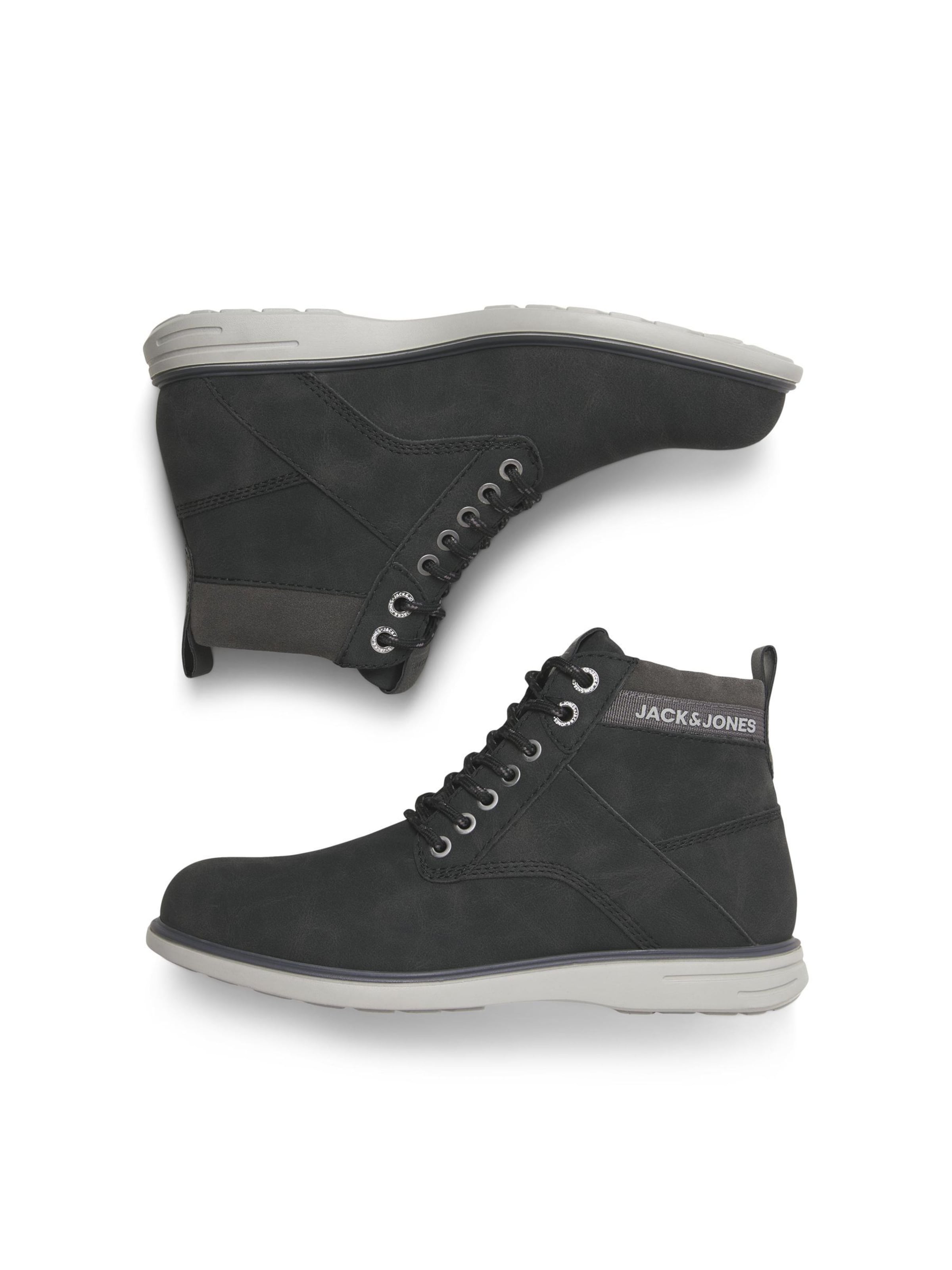 JACK & JONES Veterboots 'JFWDENVER' in Grijs