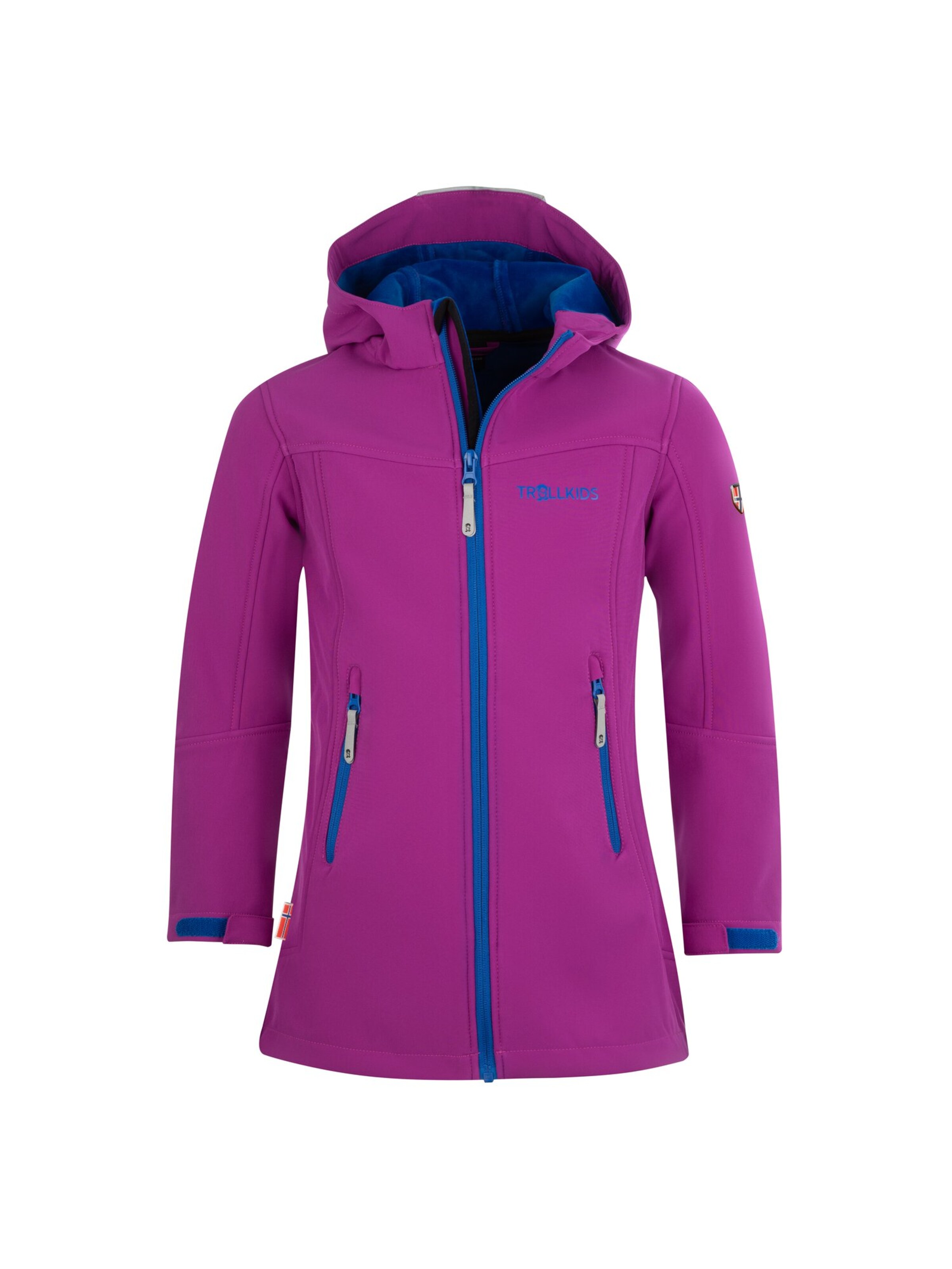 TROLLKIDS Winter Jacket in Pink: front