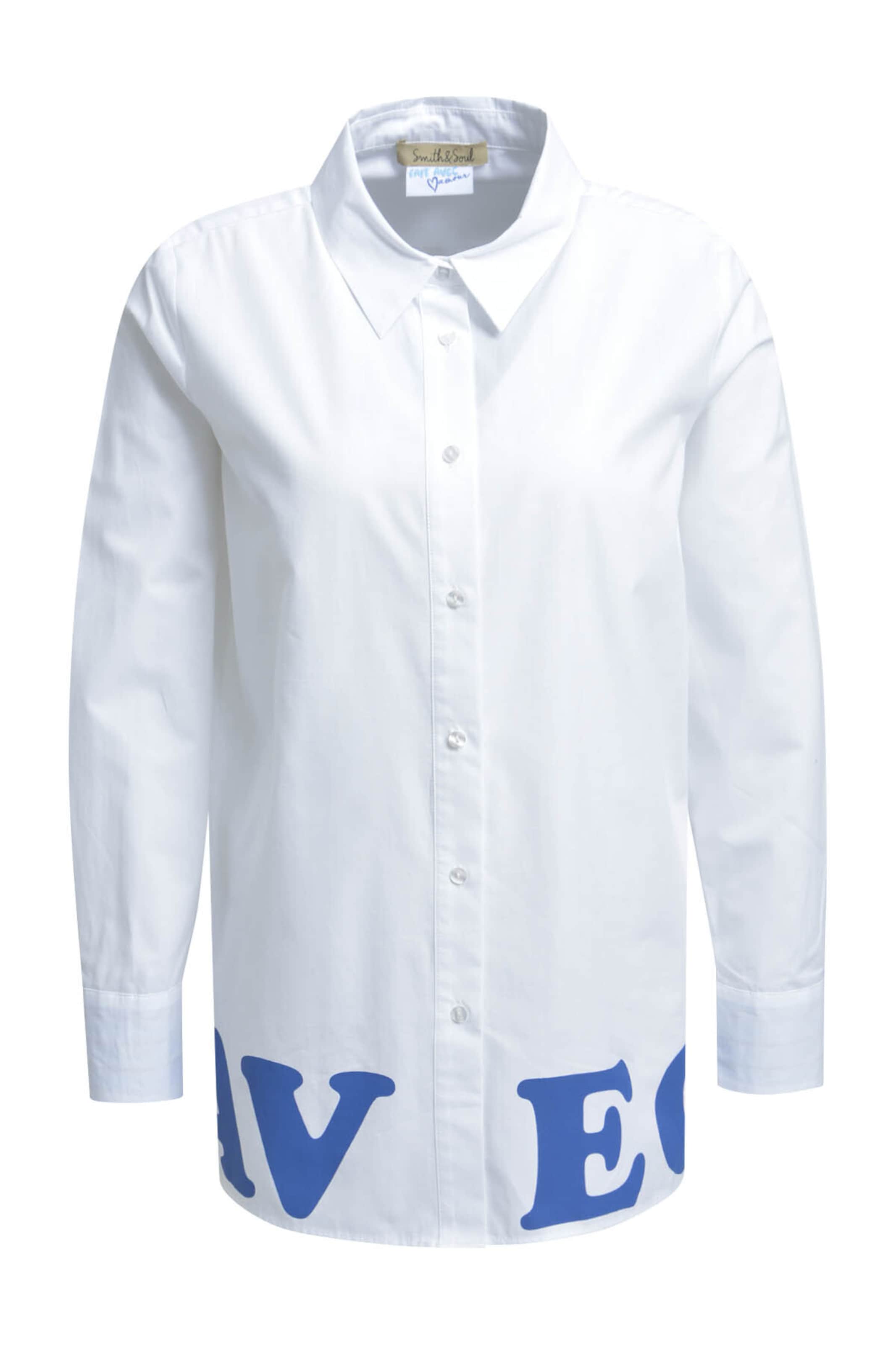 Smith&Soul Blouse in Blue: front