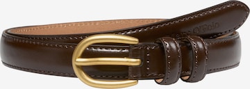 Ceinture ' aus softem Rindleder ' Marc O'Polo en marron : devant