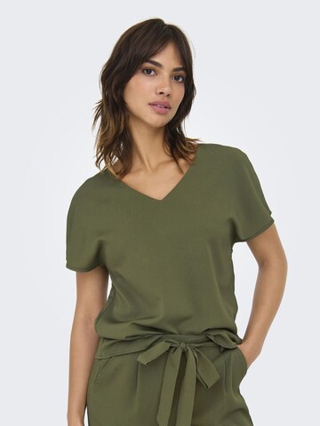 ONLY Shirt 'Nova' in Grün: Vorderseite