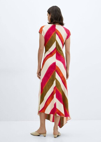 MANGO Dress 'cherry' in Mixed colors