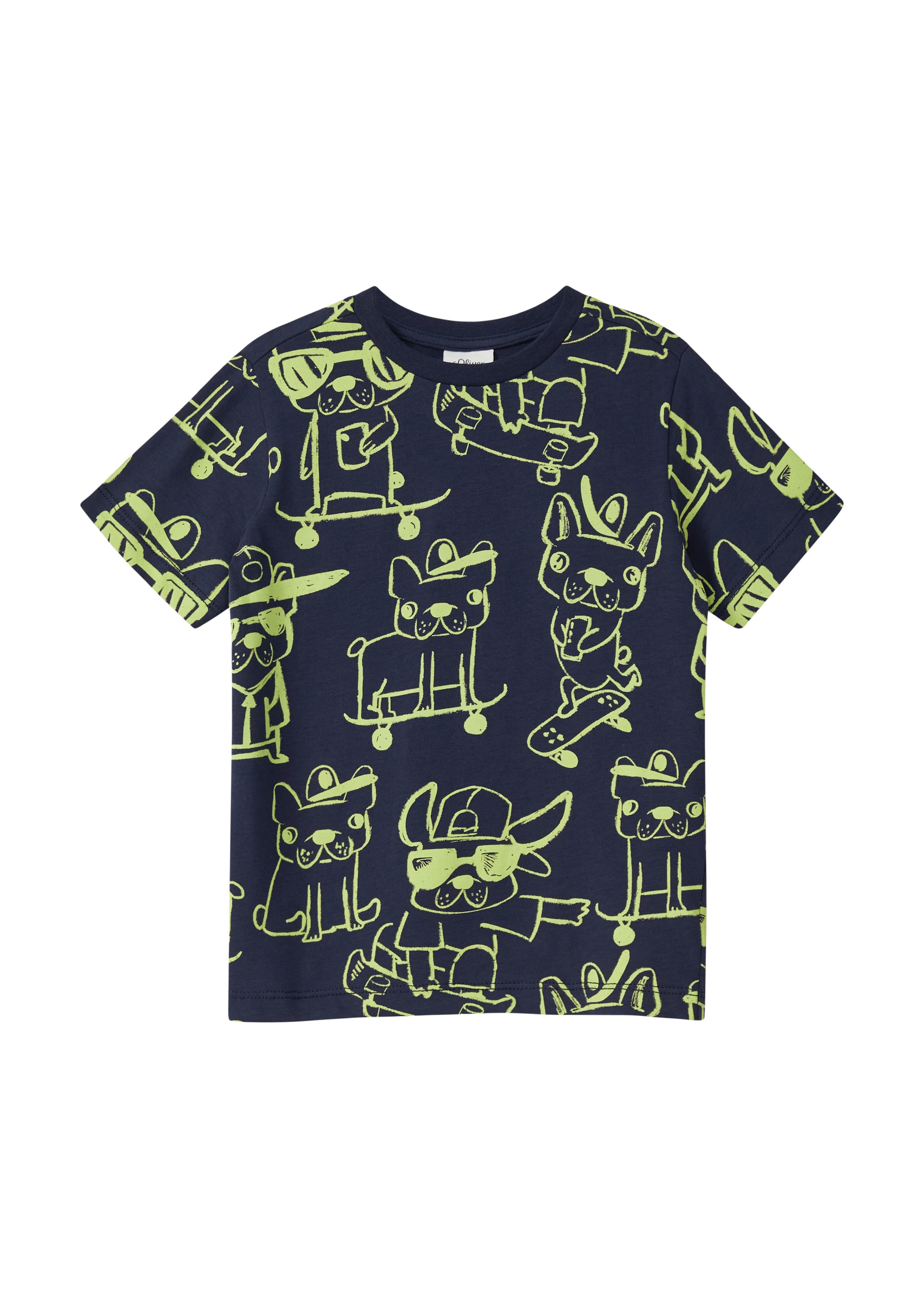 s.Oliver - Camiseta en azul: frente