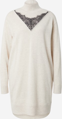 bēšs 3.1 Phillip Lim Adīta kleita: no priekšpuses