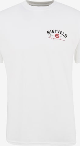 Rietveld Clothing Shirt 'Surf Skull' in White: front