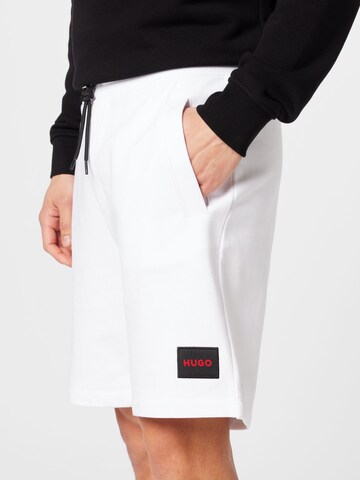 Regular Pantalon 'Diz' HUGO en blanc