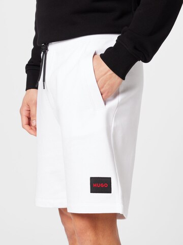 HUGO Red Regular Trousers 'Diz' in White