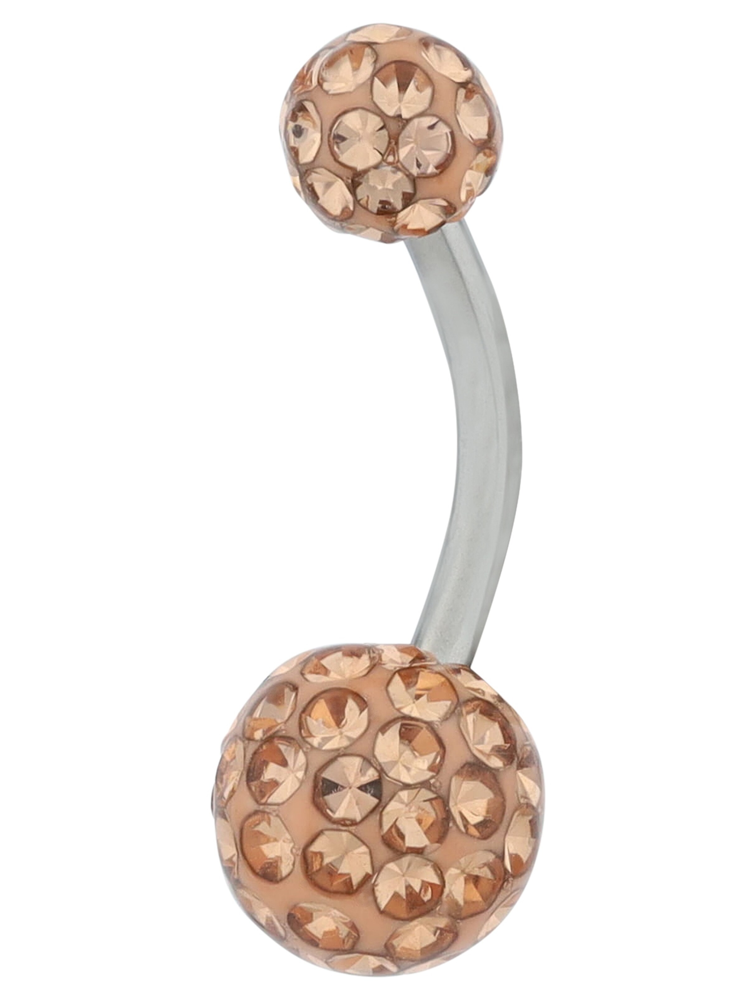 Akzent Piercings in Gold: front