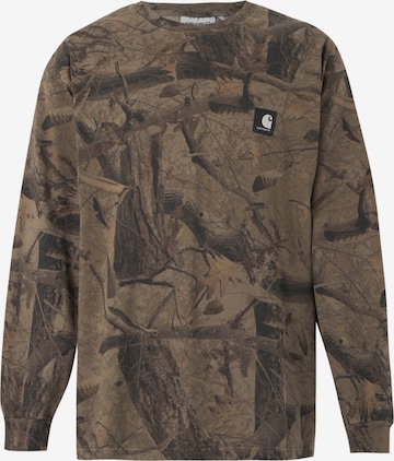 Carhartt WIP Paita 'Feather Tree' värissä ruskea: etupuoli
