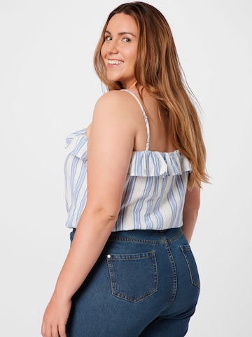 Haut 'Lissi' ABOUT YOU Curvy en bleu