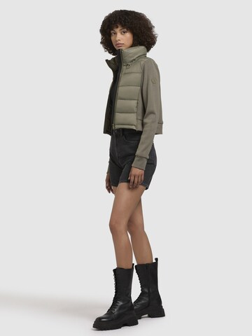 Veste mi-saison khujo en vert