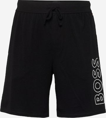BOSS Black Pajama pants in Black: front