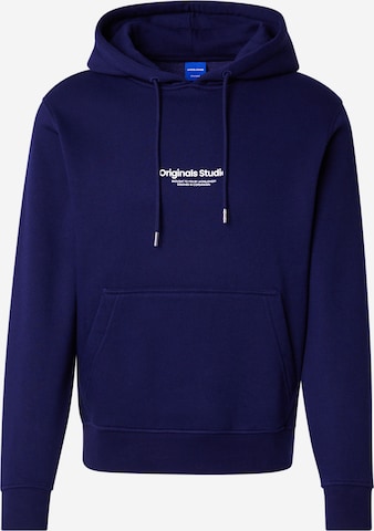 Sweat-shirt 'VESTERBRO' JACK & JONES en bleu : devant