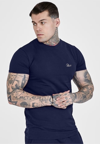 SikSilk Koszulka 'Essentials' w kolorze niebieski
