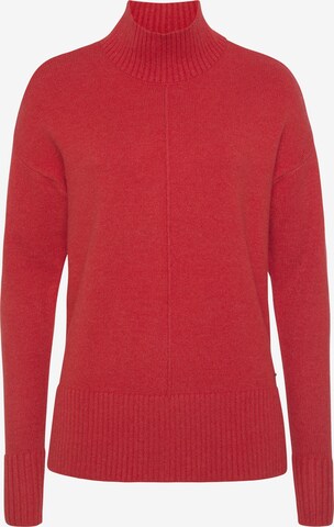 LAURA SCOTT Oversized Sweater in Red: front