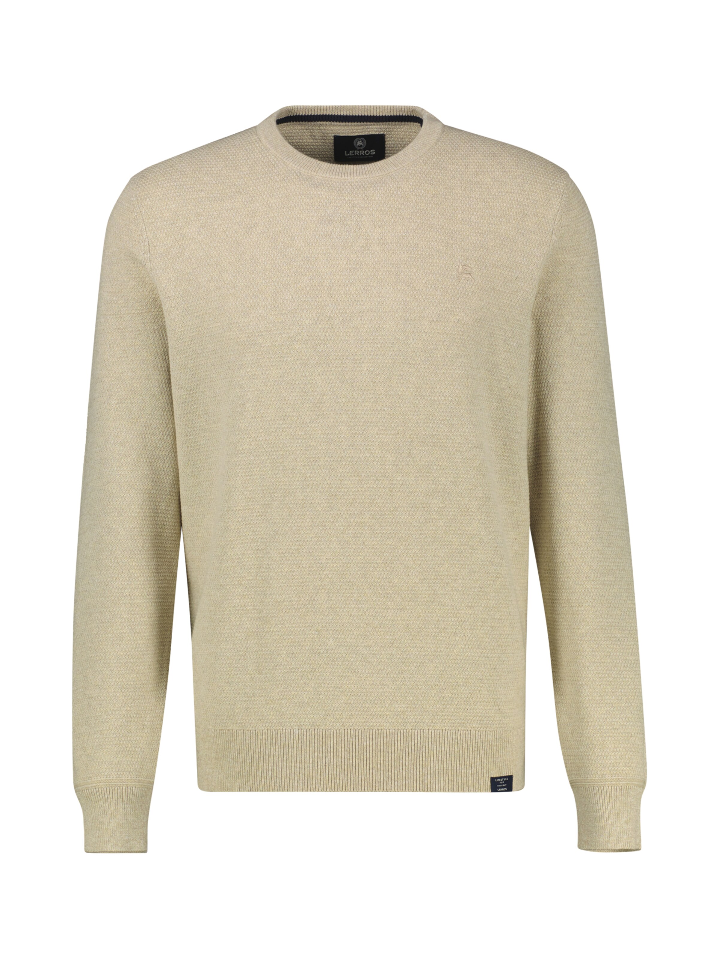LERROS Pullover in Beige: Vorderseite