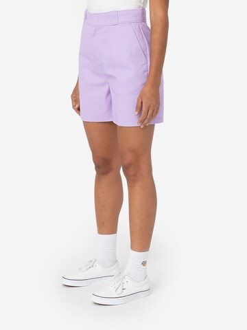 DICKIES Regular Pleat-front trousers 'Phoenix' in Purple