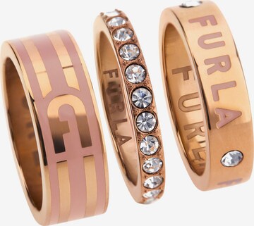 Anello di Furla Jewellery in rosa: frontale