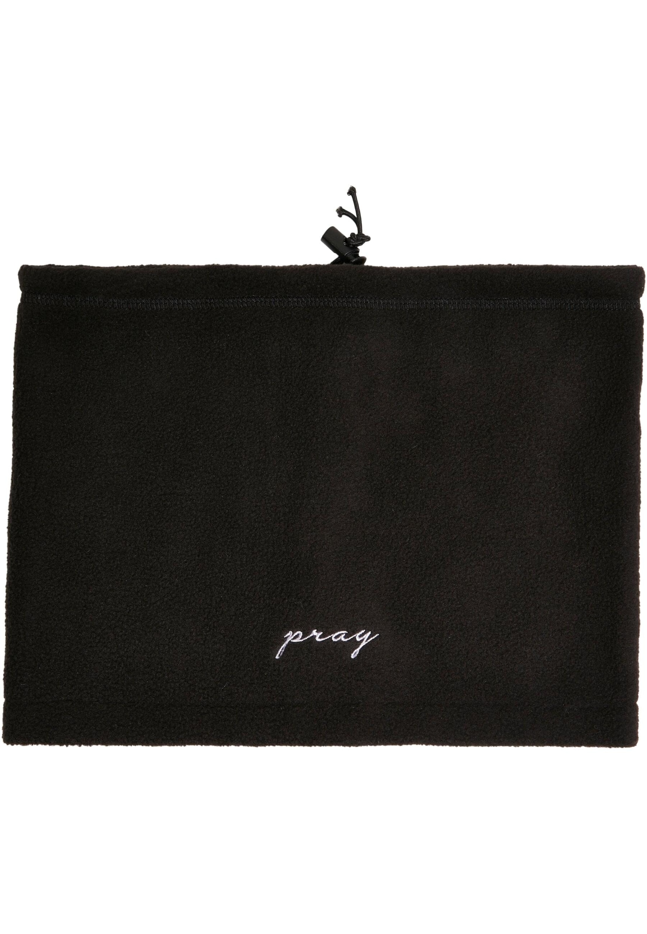 Mister Tee Шал тръба 'Pray' в черно